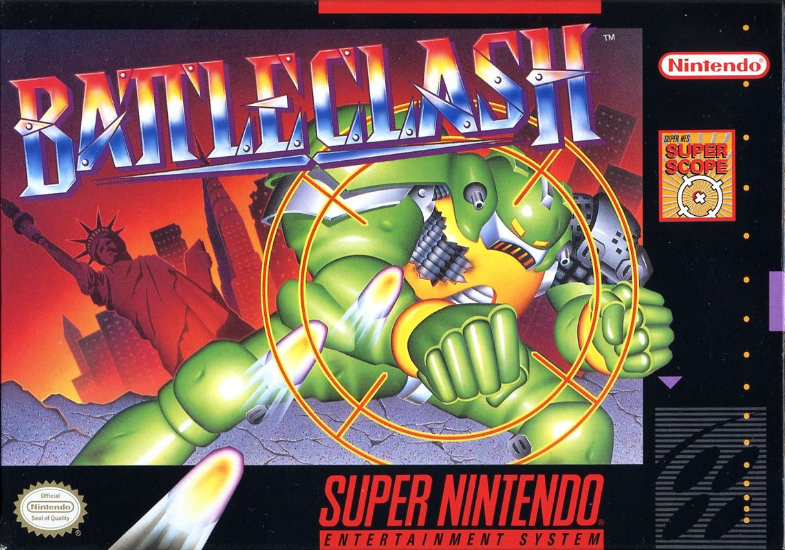 Battle Clash box art for Super Nintendo
